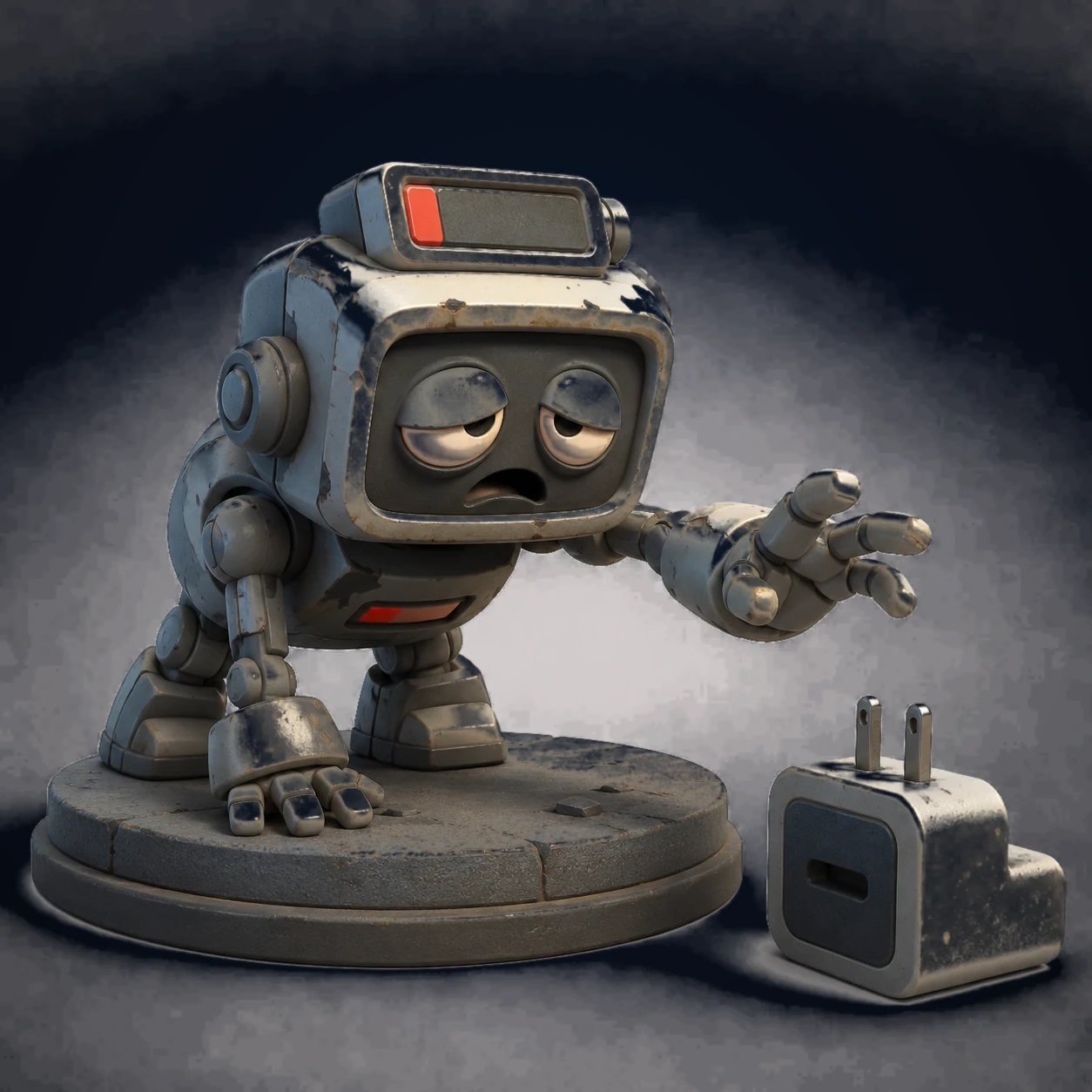 Low Battery Bot official product render